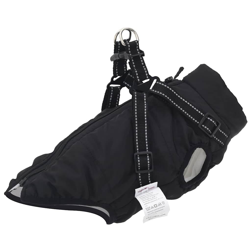 Hundemantel Hundejacke Hundeweste Mit Geschirr Wasserdicht Reflektierend Vidaxl