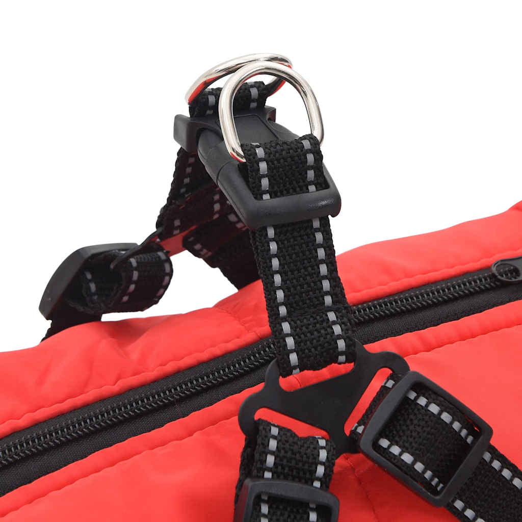 Hundemantel Hundejacke Hundeweste Mit Geschirr Wasserdicht Reflektierend Vidaxl