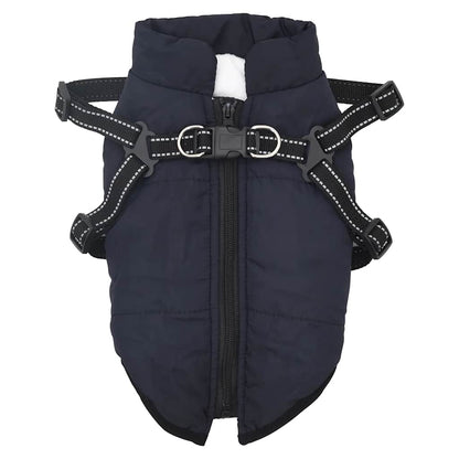 Hundemantel Hundejacke Hundeweste Mit Geschirr Wasserdicht Reflektierend Vidaxl