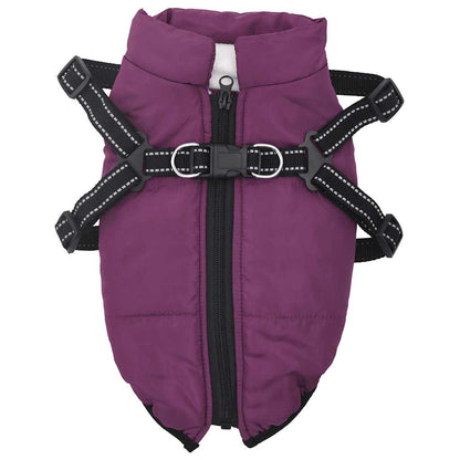 Hundemantel Hundejacke Hundeweste Mit Geschirr Wasserdicht Reflektierend Vidaxl
