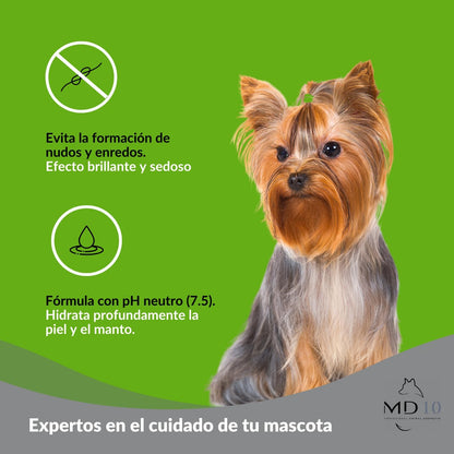 MD10 Hundeshampoo Gegen Geruch - Shampoo Für Hunde - Hundeshampoo Gegen Juckreiz - Hunde Shampoo Fellpflege Yorkshire Terrier - Hundeshampoo Sensitiv Vegan Und Biologisch Abbaubar 750Ml