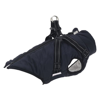 Hundemantel Hundejacke Hundeweste Mit Geschirr Wasserdicht Reflektierend Vidaxl