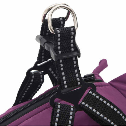 Hundemantel Hundejacke Hundeweste Mit Geschirr Wasserdicht Reflektierend Vidaxl