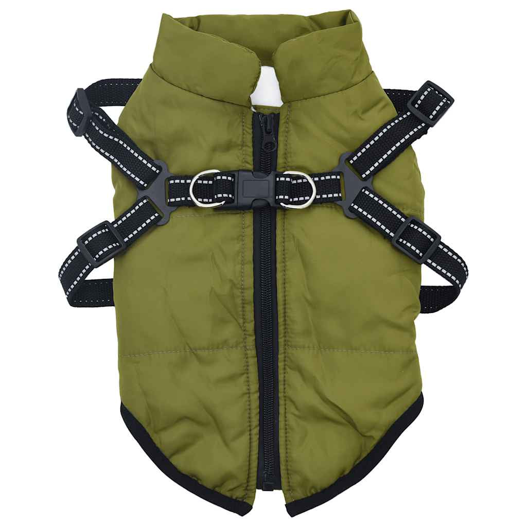 Hundemantel Hundejacke Hundeweste Mit Geschirr Wasserdicht Reflektierend Vidaxl