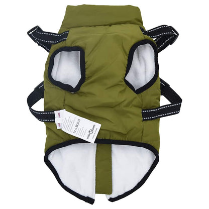 Hundemantel Hundejacke Hundeweste Mit Geschirr Wasserdicht Reflektierend Vidaxl